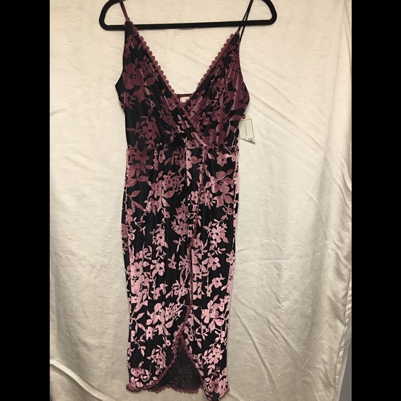 Adam Levine Collection Dresses & Skirts - Women’s Velvet High Low Wrap Dress